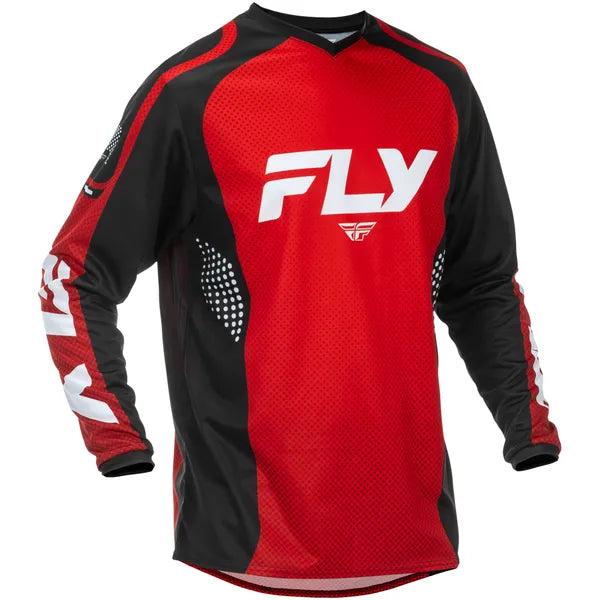Chandail de Motocross F-16/fly/, reouge blanc, de face