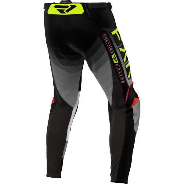 Pantalon de Motocross Clutch Pro FXR Gris/Orange de derrière