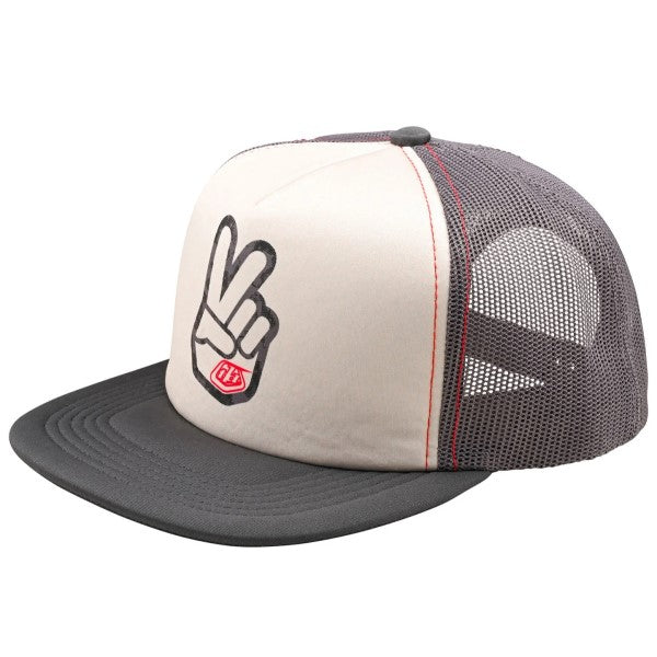 Casquettes Trucker Snapback Peace Out Troy Lee Designs beige