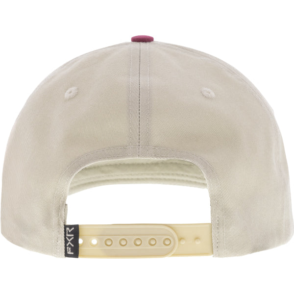 Casquette Art of Fast Beige de dos