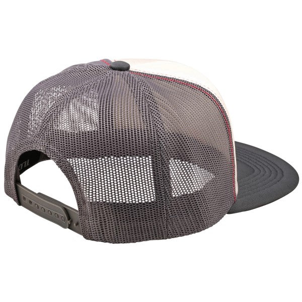 Casquettes Trucker Snapback Peace Out Troy Lee Designs beige, arrière