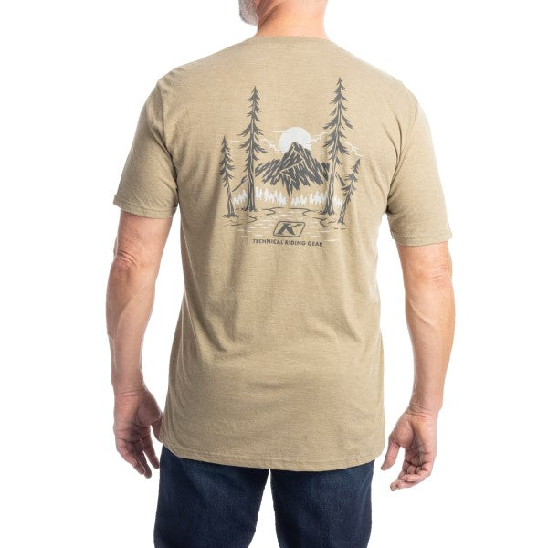 T-Shirt Hawley Tri-blend Klim beige, de dos