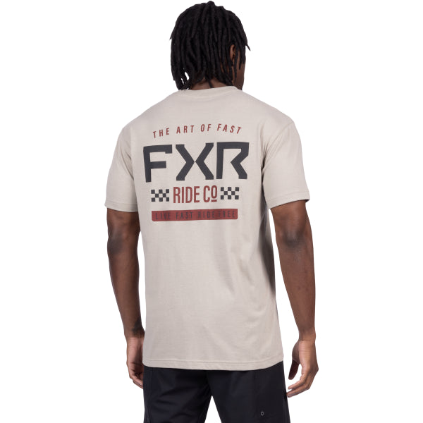 T-Shirt Art of Fast Premium FXR beige, de dos