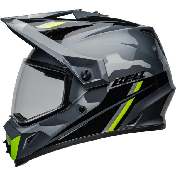 Casque Aventure Mx-9 Adv Mips Alpine Gris Camo, côté gauche