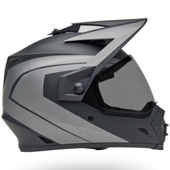 Casque Aventure MX-9 Adv Mips Blackout Gris, de côté