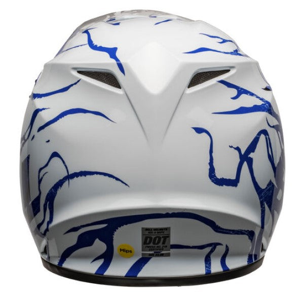 Casque MX-9 Mips Decay Bleu/Blanc Derrière