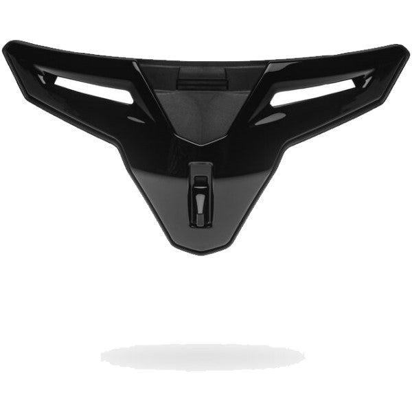 Évent Buccal pour Casque de Moto Race Star Noir Lustré de face