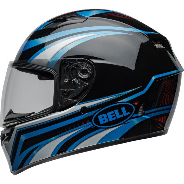 Casque Intégral de Moto Qualifier Conduit Bleu/Noir côté droit