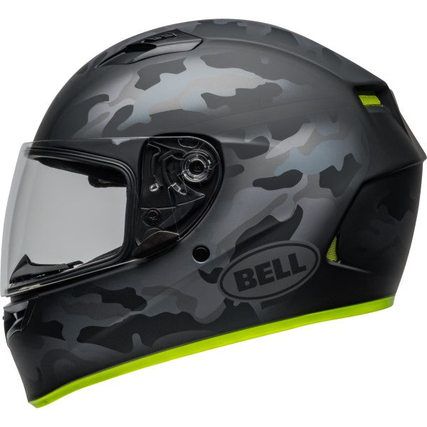 Casque Intégral de Moto Qualifier Camo Haute-Visibilité/Noir de droite