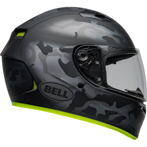 Casque Intégral de Moto Qualifier Camo Haute-Visibilité/Noir de gauche