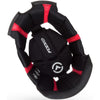 Doublure de Casque Race Star CoolJade Noir/Rouge de l'intérieur