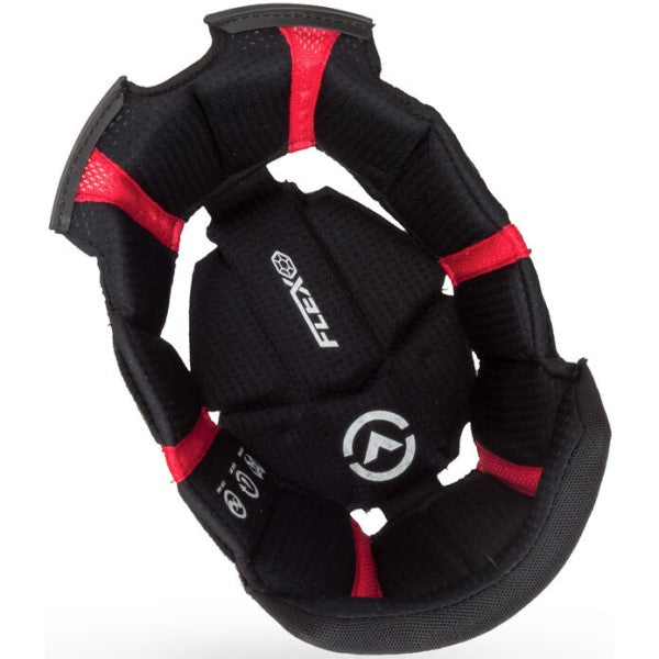 Doublure de Casque Race Star CoolJade Noir/Rouge de l'intérieur