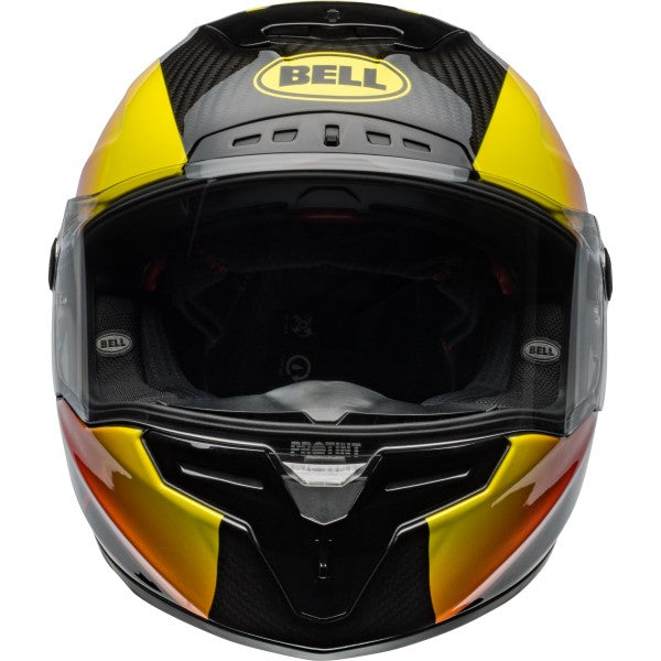 Casque Intégral de Moto Race Star DLX Flex Noir/Rouge côté face