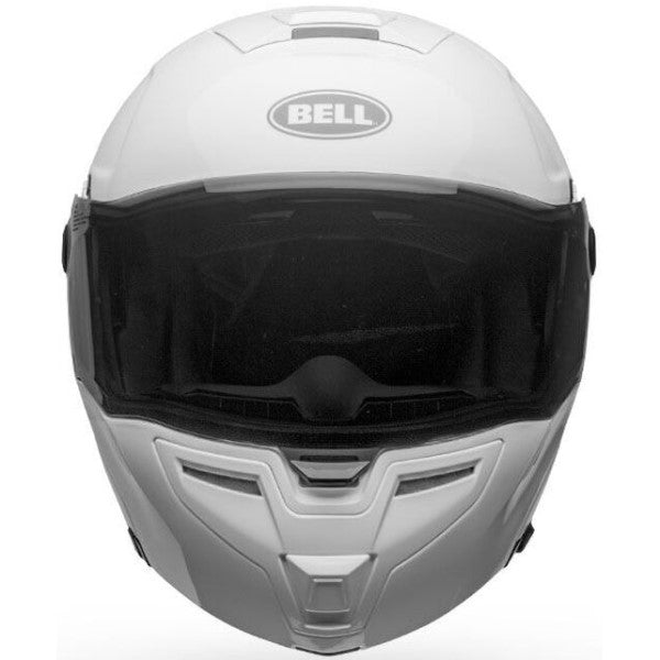 Casque Modulaire de Moto SRT Blanc de face