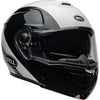 Casque Modulaire de Moto SRT-Modular Noir/Blanc côté gauche