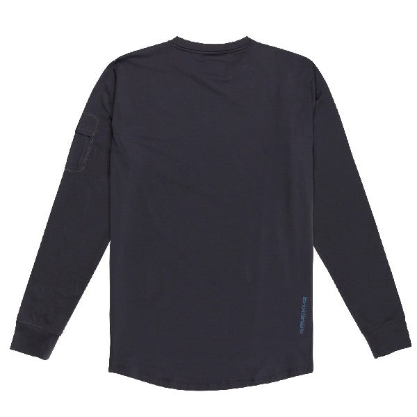 Maillot de Vélo Ruckus Ride LS Burn Out noir de dos