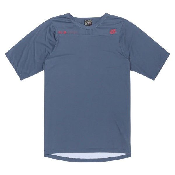 Chandail de vélo Skyline Mono Manches Courtes/Troy lee/bleu de face