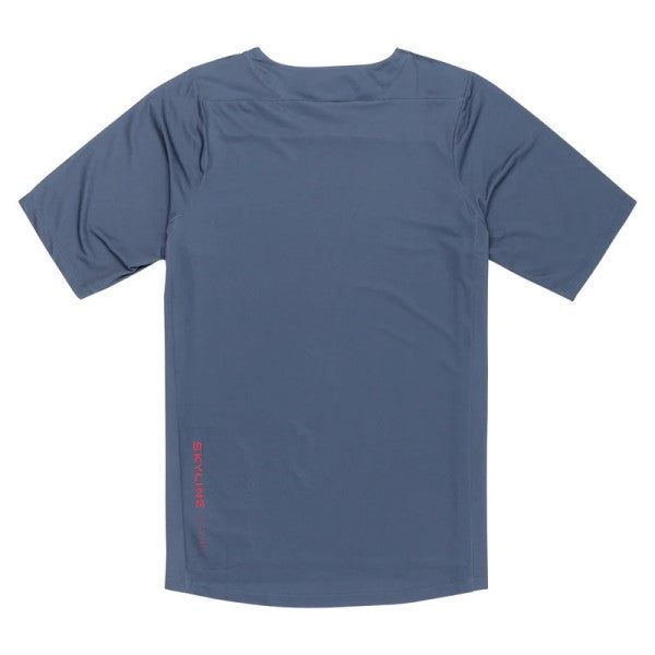 Chandail de vélo Skyline Mono Manches Courtes/Troy lee/bleu de dos