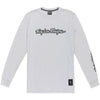 Maillot de Vélo Skyline Ride Signature Manches Longues Blanc de face