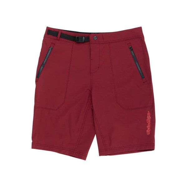 Short de Vélo Skyline Trail W/Liner Mono/Troylee/rouge de face