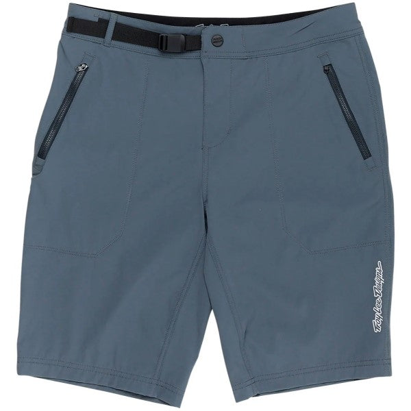Short de Vélo Skyline Trail Shell Mono Gris/Bleu de face