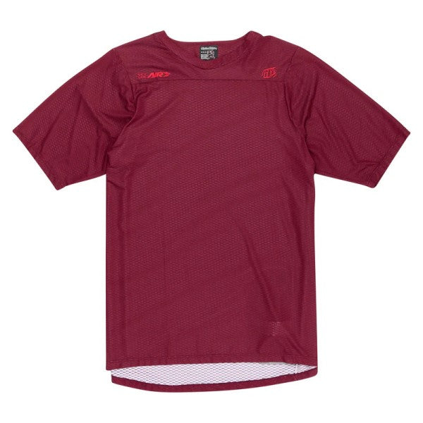 Maillot de vélo Skyline Air Mono Manches Courtes/Troy lee/rouge foncé de face