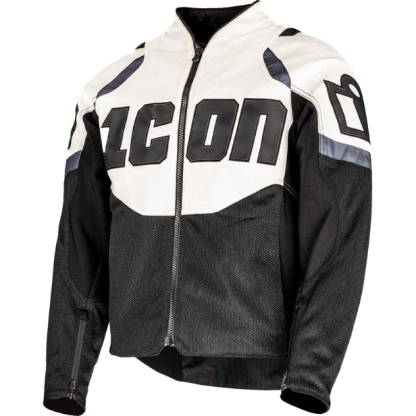 Manteau de Moto Contra 3 Icon blanc