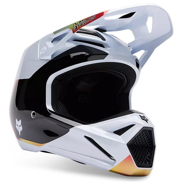 Casque de Motocross V1 Hello Future MIPS blanc, de 3/4