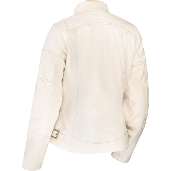 Manteau de Moto Tuscadero 3 Femme Icon blanc, de dos