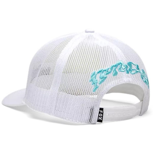 Casquette Hello Fox Trucker Femme Fox blanc, de dos