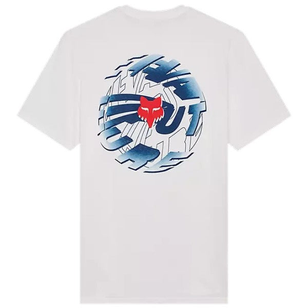 T-Shirt Spiral Special Edition Premium Fox blanc, de dos