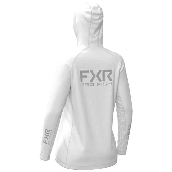 Coton Ouaté Derby Air UPF Femme FXR blanc, de dos