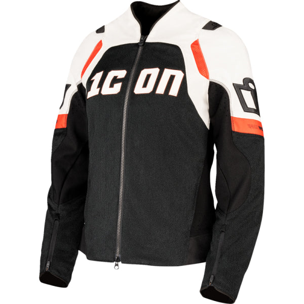 Manteau de Moto Contra 3 Femme Icon blanc, de face
