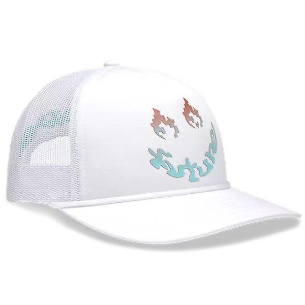 Casquette Hello Fox Trucker Femme Fox blanc, de face