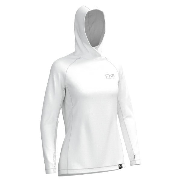 Coton Ouaté Derby Air UPF Femme FXR blanc, de face