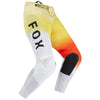 Pantalon de Motocross 180 Air Haze Fox blanc, de face