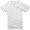 T-Shirt End Of The Road Alpinestars blanc, de face