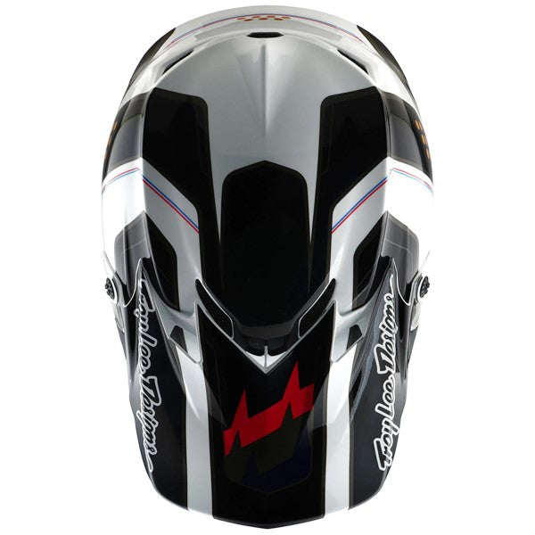 Casque de Motocross GP Pro Trooper MIPS Troy Lee Designs blanc, dessus