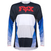 Chandail de Motocross 360 Fade Fox blanc et bleu, de face
