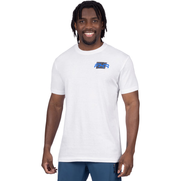 T-Shirt Behind Bars Premium FXR blanc et gris, de face