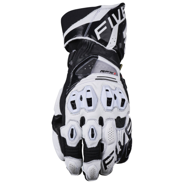 Gants de Moto RFX1 EVO FIVE blanc et noir