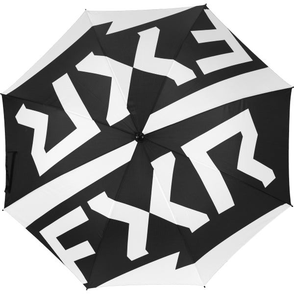 Parapluie FXR Blanc/Noir de dessus