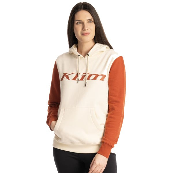 Coton Ouaté Klim Femme Klim blanc et orange