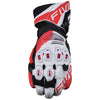 Gants de Moto RFX1 EVO FIVE blanc et rouge