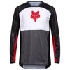 Chandail de Motocross 180 Flow Fox blanc et rouge, de face