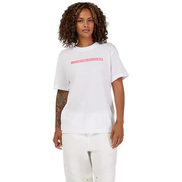 T-Shirt Elevated Femme Fox blanc, porté