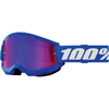 Lunettes de Motocross Strata 2 à Lentille Miroir Junior 100% Bleu