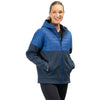 Coton Ouaté Isolé Granite Canyon Femme Klim bleu, de face