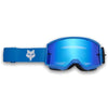 Lunette de Motocross Main Lentille Miroir Fox bleu