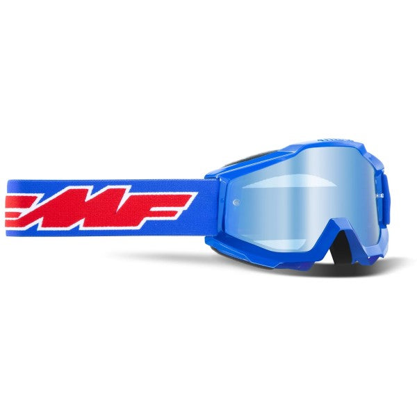 Lunettes de Motocross Powerbomb Lentille Miroir Junior FMF bleu